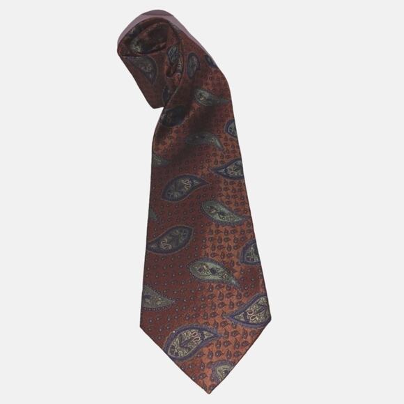 Karl Lagerfeld Paisley Tie Copper OS - Picture 2 of 4
